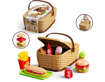 Dětský piknikový košík - Burger set