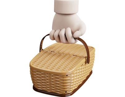 Dětský piknikový košík - Pizza set