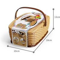 Dětský piknikový košík - Pizza set 3