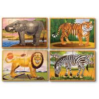 Melissa & Doug  62882 - Puzzle 4 v 1, Zoo 2