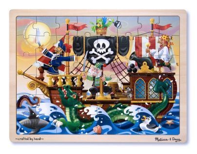 Melissa & Doug  62883 - Puzzle - pirátská loď