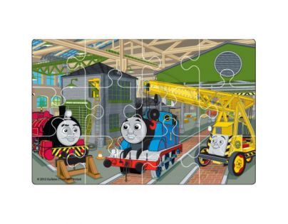 Tomáš a jeho přátelé 7210 - Dřevěné puzzle v krabičce 4x12 ks