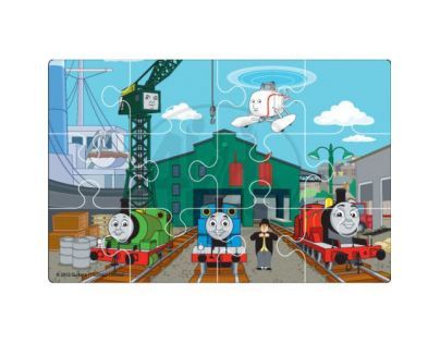 Tomáš a jeho přátelé 7210 - Dřevěné puzzle v krabičce 4x12 ks