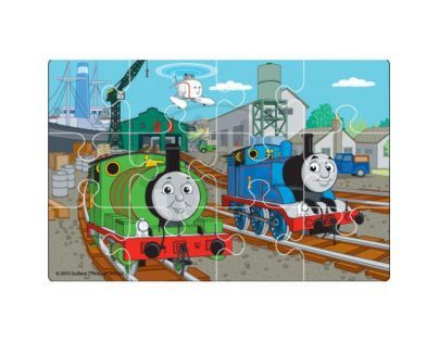 Tomáš a jeho přátelé 7210 - Dřevěné puzzle v krabičce 4x12 ks