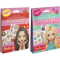 Diamantové malování Besties - samolepky 2 druhy