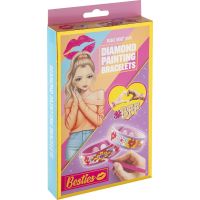 Diamantové malování Besties - výroba náramků 2 ks