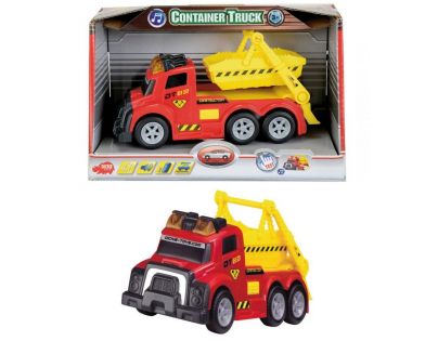 Dickie AS Auto s kontejnerem 15 cm se světlem a zvukem