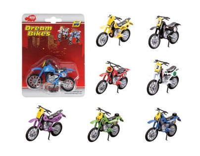 Dickie DDC Motocykl Cross 8 druhů 12 cm