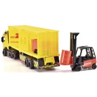 Dickie DHL Nákladní auto Volvo FH 16 s vysokozdvižným vozíkem 35 cm 3