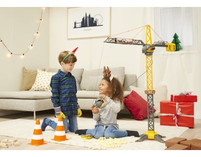 Dickie Jeřáb Mighty Crane 110 cm na kabel - Poškozený obal