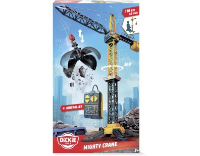 Dickie Jeřáb Mighty Crane 110 cm na kabel - Poškozený obal