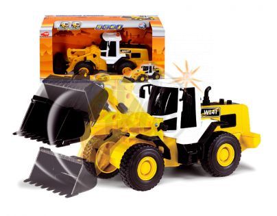 DICKIE 3413361 - Nakladač Wheeled Loader, 30cm, světlo a zvuk