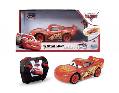 Dickie RC Cars 3 Blesk McQueen Turbo Racer 1:24, 17 cm 2 kanály