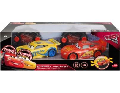 Dickie RC Cars 3 Sada Blesk McQueen a Cruz Ramirezová