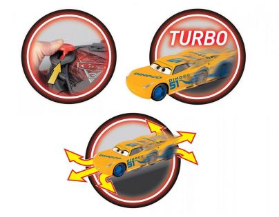 Dickie RC Cars 3 Turbo Racer Cruz Ramirezová