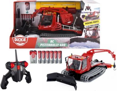 Dickie RC Rolba Pistenbully 600 červená 51 cm