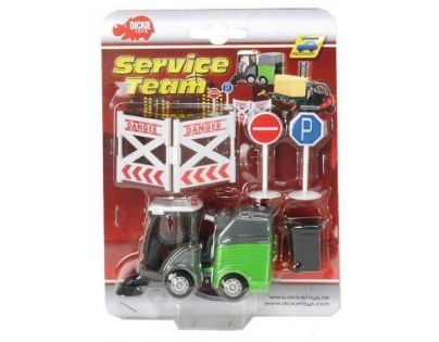 Dickie Service Team Zametací stroj Zelený