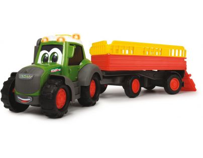 Dickie Traktor Happy Fendt s přívěsem 30 cm