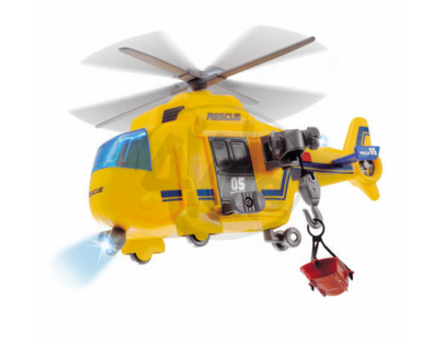 DICKIE 3563573 - Vrtulník 18cm se světlem a zvukem