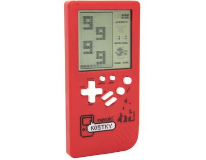 Digitální hra Padající kostky Tetris hlavolam 14 x 7 cm