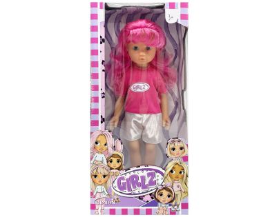 Dimian Bambolina 35 cm růžové vlasy