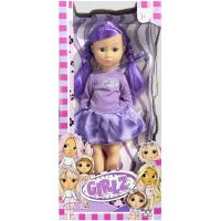 Dimian Bambolina 35 cm fialové vlasy 2