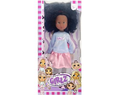 Dimian Bambolina 35 cm černé vlasy