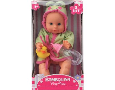 Dimian Panenka Bambolina s kachničkou a kojeneckou lahvičkou 33 cm