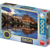 Dino Puzzle neon Andělský hrad 1000 dílků 3