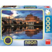 Dino Puzzle neon Andělský hrad 1000 dílků 4