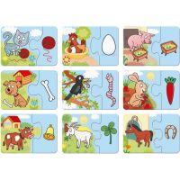 Dino Baby puzzle Zvířátka 9 x 2 ks 2