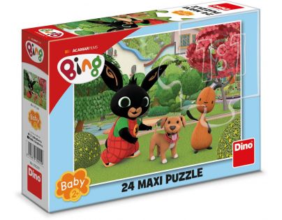 Dino Puzzle maxi Bing s pejskem 24 dílků