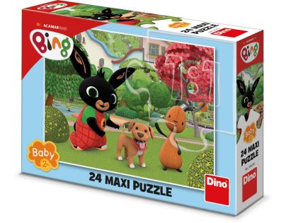 Dino Puzzle maxi Bing s pejskem 24 dílků