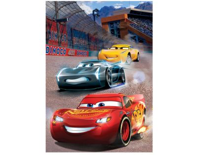 Dino Cars 3 Vítězné kolo neon XL puzzle 100 dílků