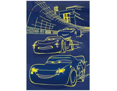 Dino Cars 3 Vítězné kolo neon XL puzzle 100 dílků