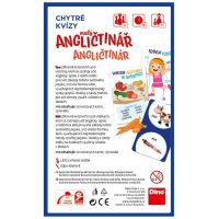 Dino Chytré Kvízy Malý Angličtinář naučná hra CZ a SK verze 3