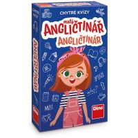 Dino Chytré Kvízy Malý Angličtinář naučná hra CZ a SK verze