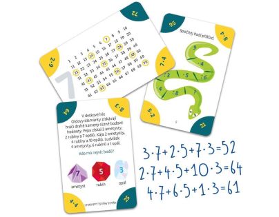 Dino Chytré Kvízy Násobilka naučná hra CZ a SK verze