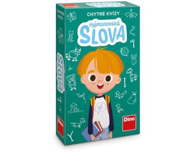 Dino Chytré Kvízy Vyjmenovaná slova naučná hra CZ verze