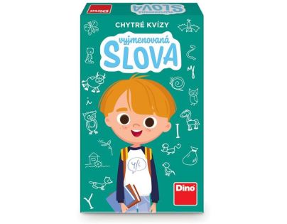 Dino Chytré Kvízy Vyjmenovaná slova naučná hra CZ verze