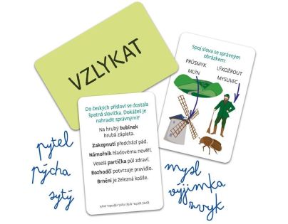 Dino Chytré Kvízy Vyjmenovaná slova naučná hra CZ verze