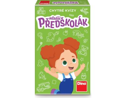 Dino Chytré kvízy mladší předškolák naučná hra
