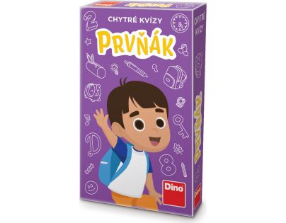 Dino Chytré kvízy prvňák naučná hra