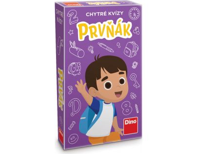 Dino Chytré kvízy prvňák naučná hra