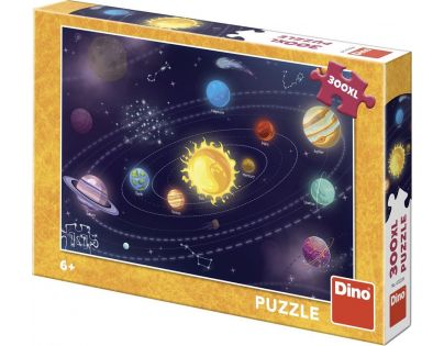 Dino Puzzle Sluneční soustava dětská 300 XL dílků