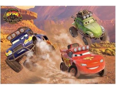 Dino Disney Cars Puzzle Off Road 66 dílků