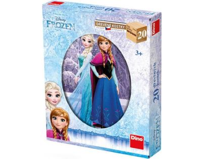 Dino Frozen 20 dřevěných kostek