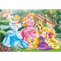 Dino Disney Princess Puzzle Princezny s mazlíčky 100 XL dílků 2