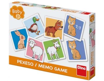 Dino Domácí zvířátka baby pexeso