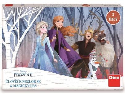 Dino Frozen Člověče nezlob se a Magický les dětská hra